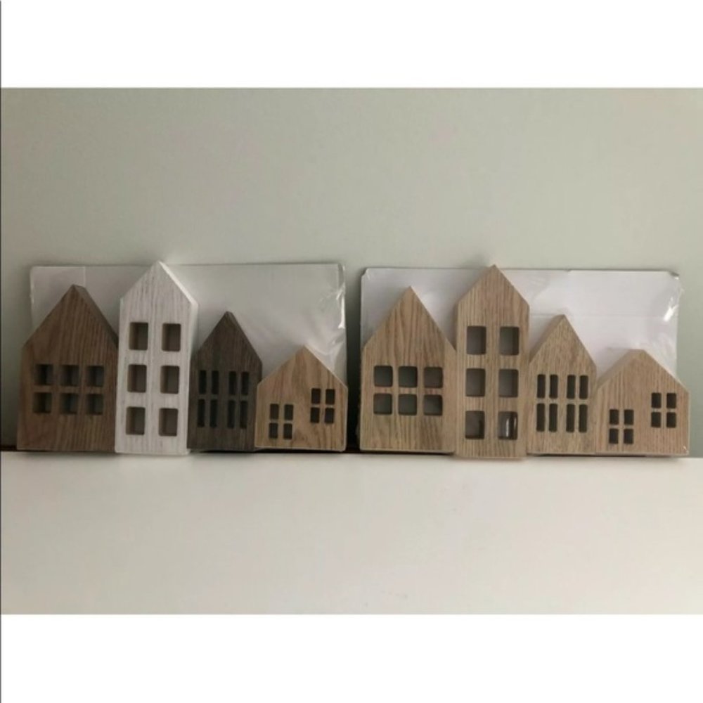 Target Farm House Mini Wood Houses Set